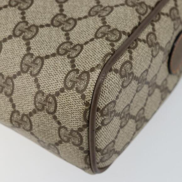 GUCCI GG Supreme Web Sherry Line Bag PVC Beige Gold 89 02 017 Auth 143775 - Picture 16 of 16